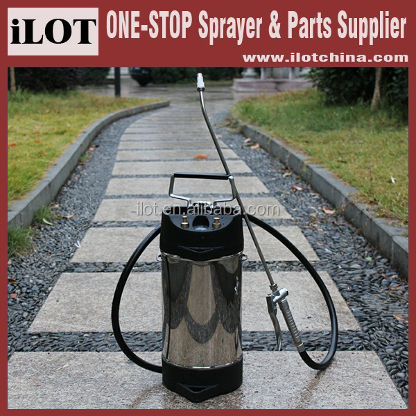 iLot 5/10litre Stainless Steel Auto-Pressure High Pressure  Pest Control Garden Compression Sprayer (A Grade)