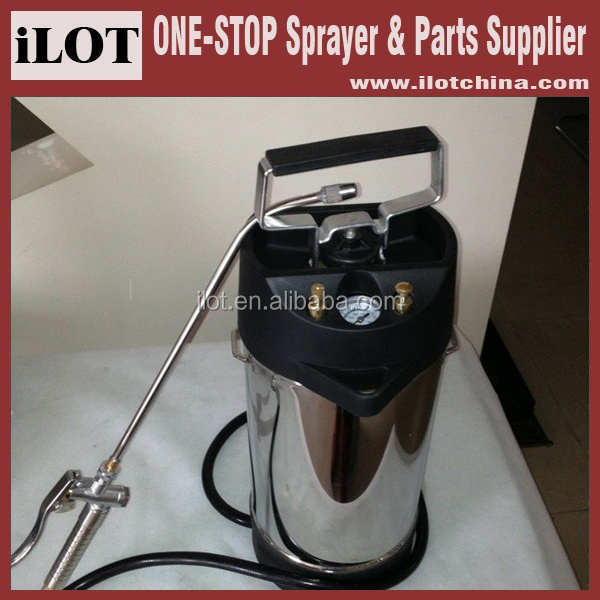 iLot 5/10litre Stainless Steel Auto-Pressure High Pressure  Pest Control Garden Compression Sprayer (A Grade)