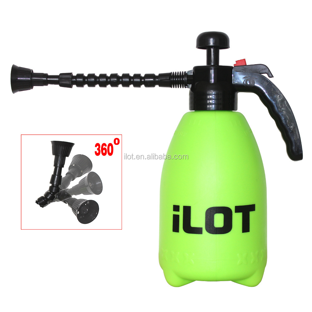 iLOT Plastic Garden Pressure sprayer 2L for agriculture and garden with 360 nozzle