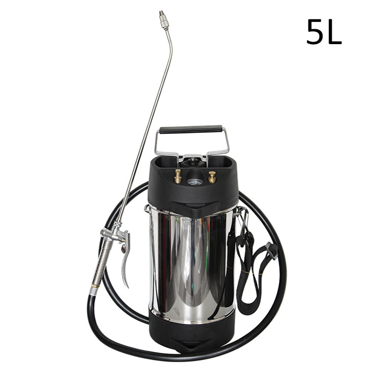 Professional Portable Stainless Steel Pressure Sprayer with plastic