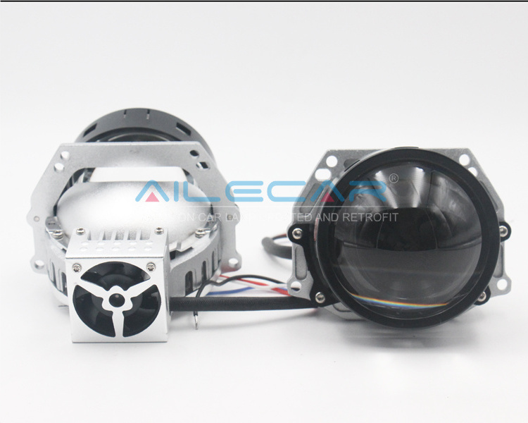 AILECAR Universal 3.0inch dual light led headlights MODO Classical For any car 45W 50W 6000K auto Headlight