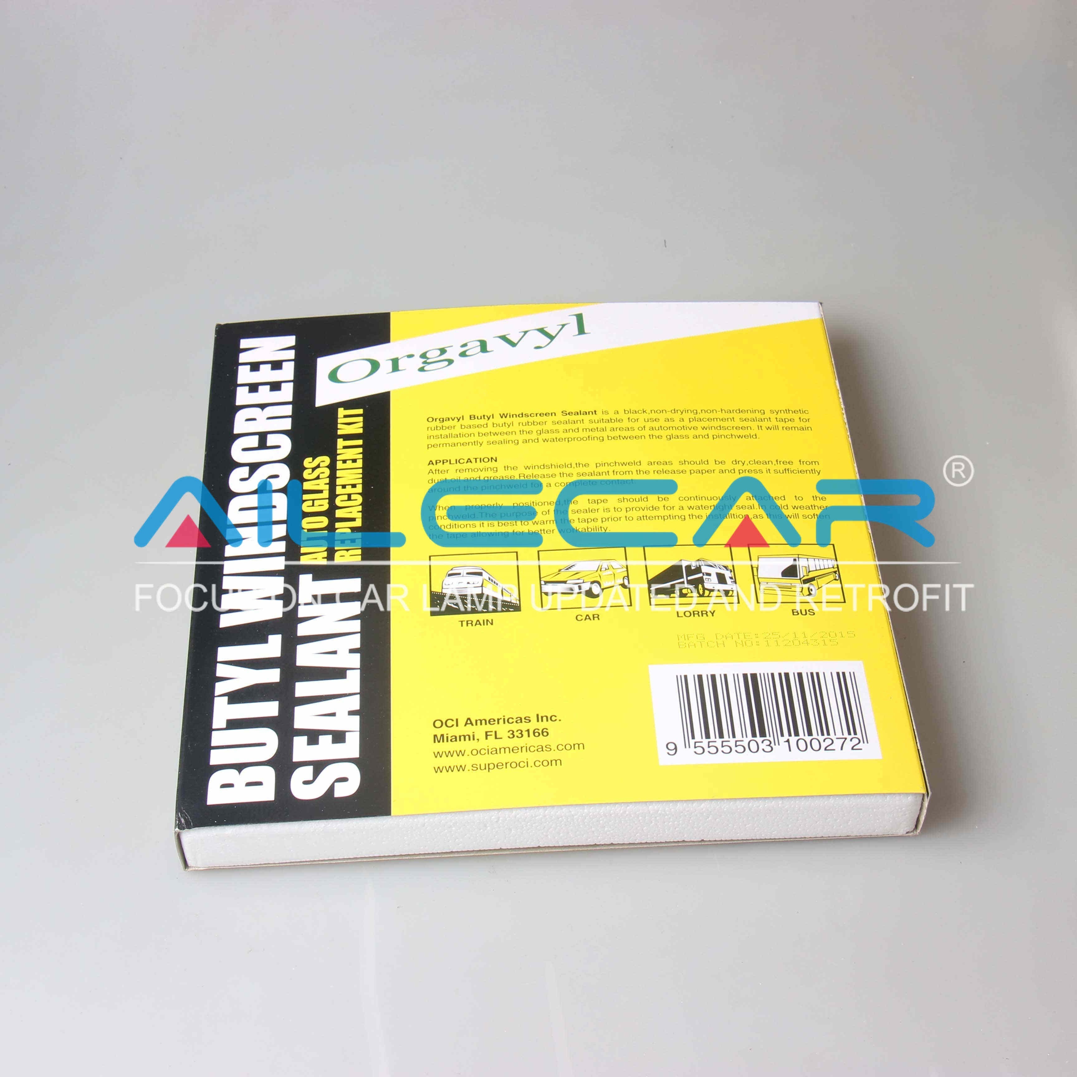 ALECAR wholesale Car Headlight Conversion Sealant Waterproof Glue OEM Orgavyl OCI Snake Glue Butyl