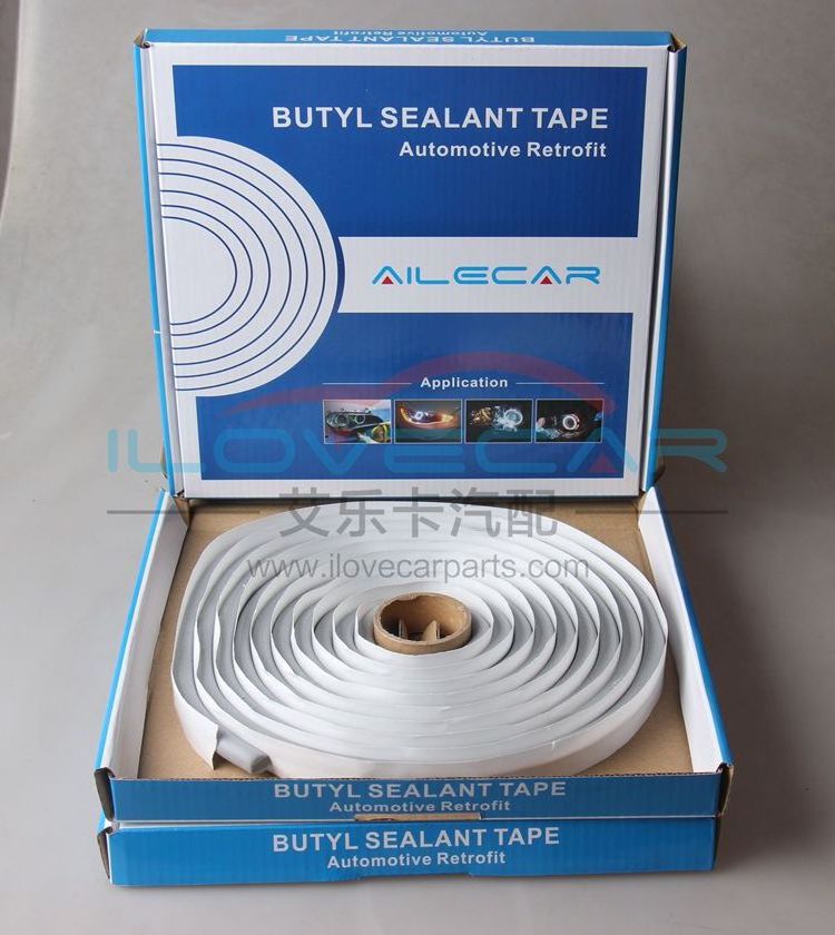 Butyl Adhesive Sealant Tape for Auto Windshield/Snake Glue for Headlight/hot-melting adhavasive tape for headlight 9.5mm X 4m