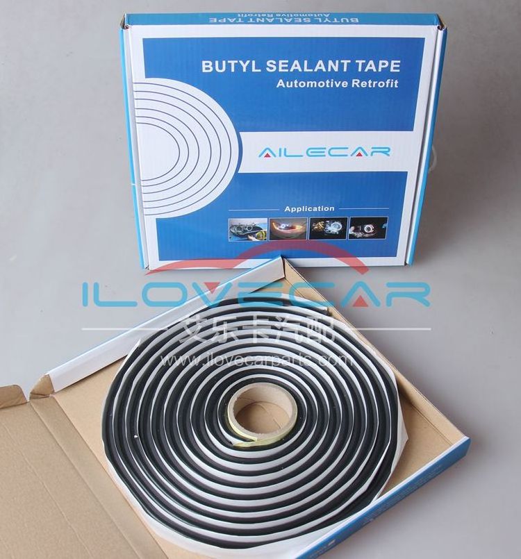 Butyl Adhesive Sealant Tape for Auto Windshield/Snake Glue for Headlight/hot-melting adhavasive tape for headlight 9.5mm X 4m