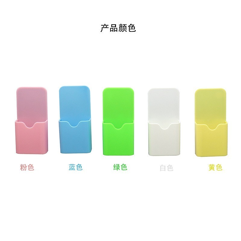 Wholesale various colors magnetic whiteboard pen container storage box blackboard multi-functional plastic chalk pen holder