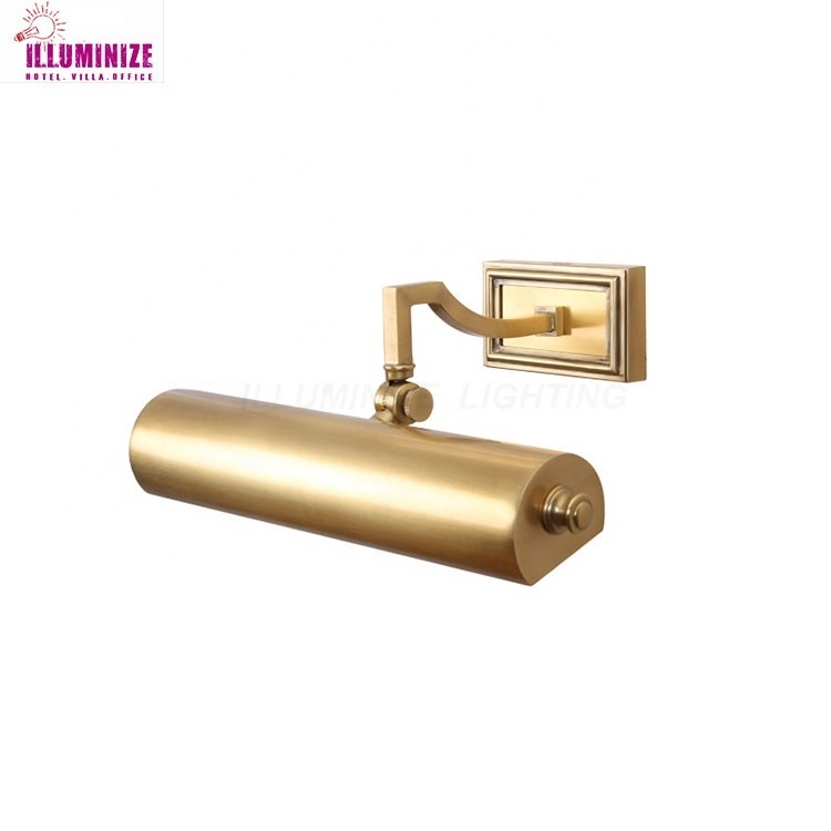 Best selling decorative indoor picture lighting wall mounted sconce used for restaurant pure brass wall picture lamp light led