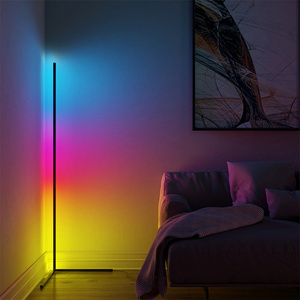 Remote Control Decorative Tripod Nordic Modern Color Change Corner Led Rgb Floor Standing Lamp