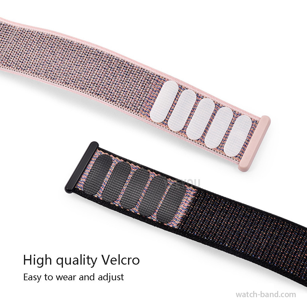 Nylon Strap Woven Fabric Sport Loop Charm Bracelet Compatible iWatch Band 38/40/41mm 42/44/45/49mm