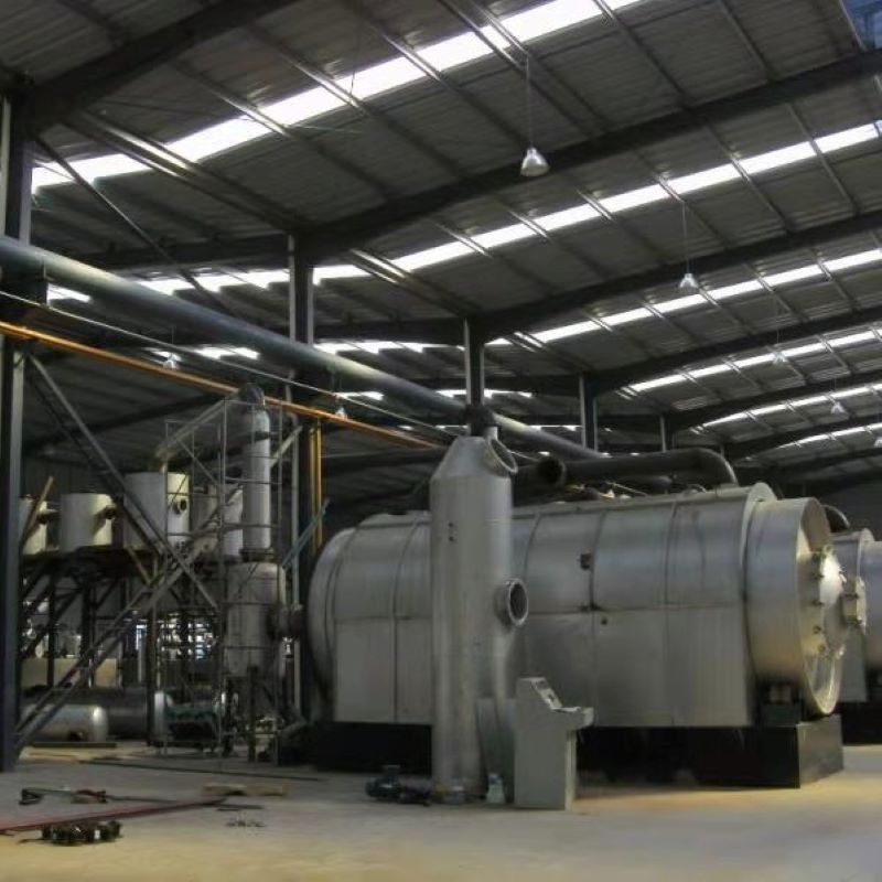 mini 2T waste plastic pyrolysis plant to oil waste tire recycling pyrolysis plant for laboratory