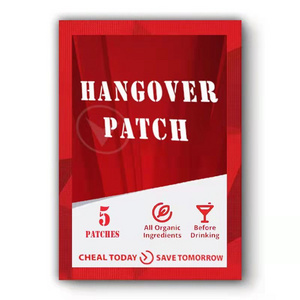 30pcs/box private label OEM party vitamin b b12 transdermal complex anti hang over alcohol hangover patch