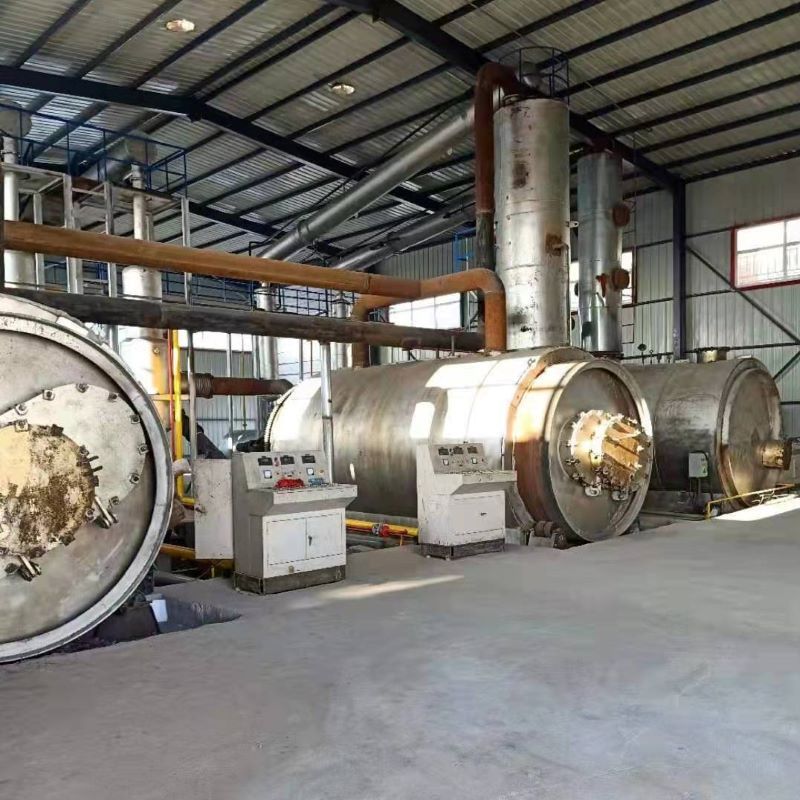 mini 2T waste plastic pyrolysis plant to oil waste tire recycling pyrolysis plant for laboratory