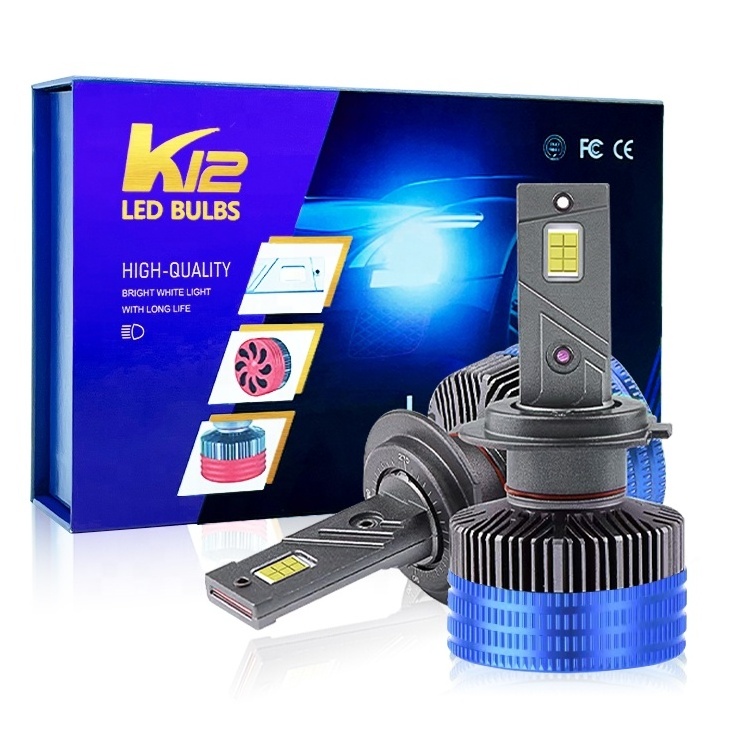 Factory 2pcs Super bright Wholesale K12 LED Headlight 180W 32000LM Car Head lamp H7 H11 LED Headlight bulb H4