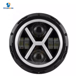 X design  60 W 7 INCH LED Work Light   White Color/Yellow color For Jeep or Motorcycle Headlight