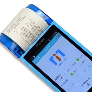 Mobile Android POS device Touch Screen Handheld Pos 58mm Thermal Printer 5 inch 3G WIFI barcode Point Of Sale System