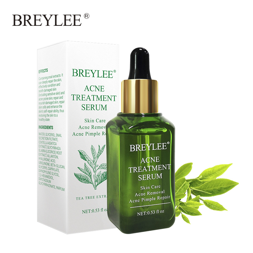 BREYLEE best effect tea tree oil acne treatment serum for ance removal  Natural Japan Sakura  serum