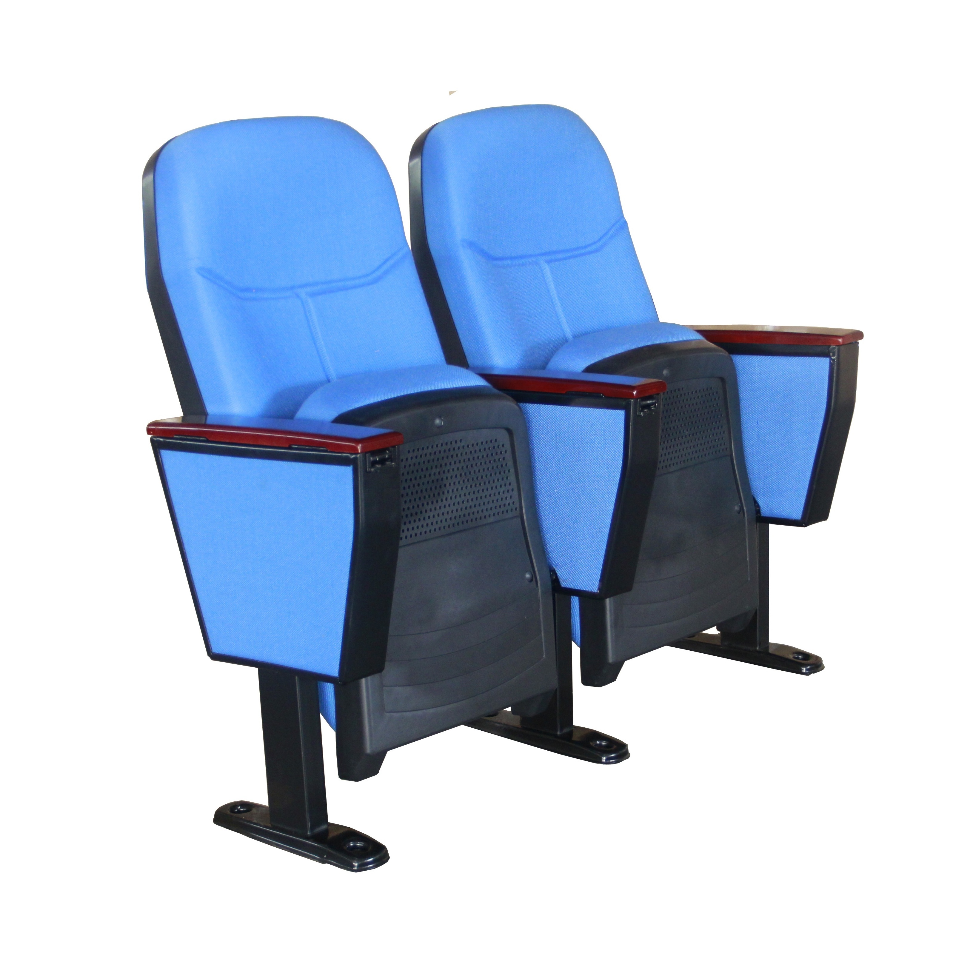 Durable Home Theater Furniture Cheap Price 3D Folding Auditorium Cinema Chair With Writing Tablet