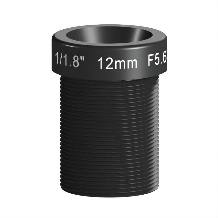 6mm Focal Length 1.00% Distortion 100mm MOD 6MP Resolution F5.6 Image Size 1/2