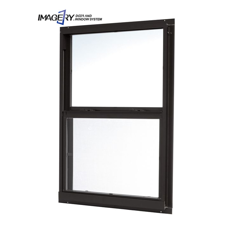 American style residential sash vertical up down sliding aluminium single hung window price philippines