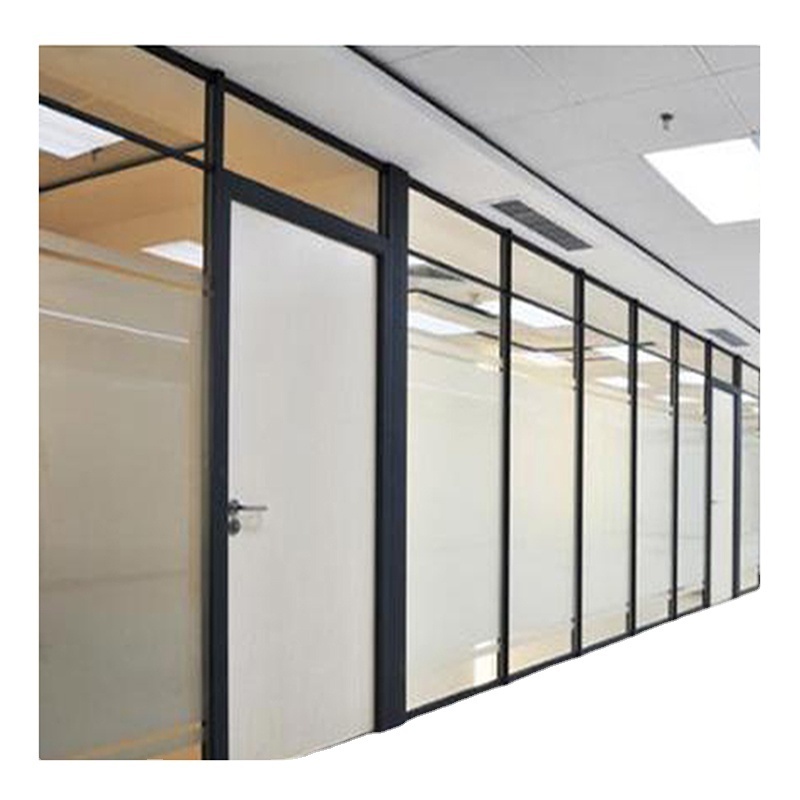 Aluminium frame office glass partition office glass wall partitions aluminum glass partition for office building