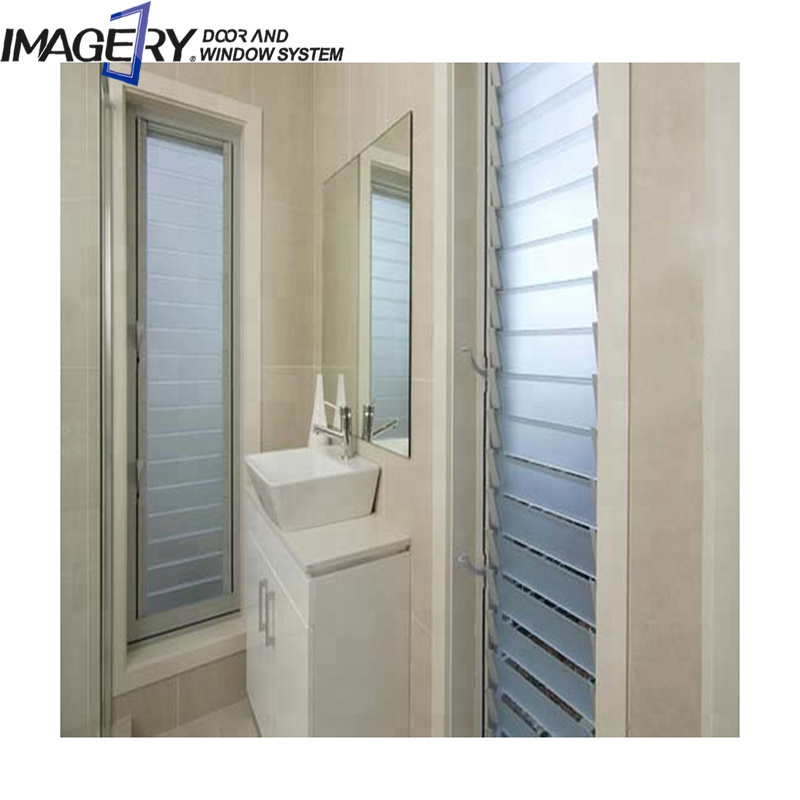 Modern jalousie window glass prices aluminum frame adjustable glass louver windows aluminium shutter window