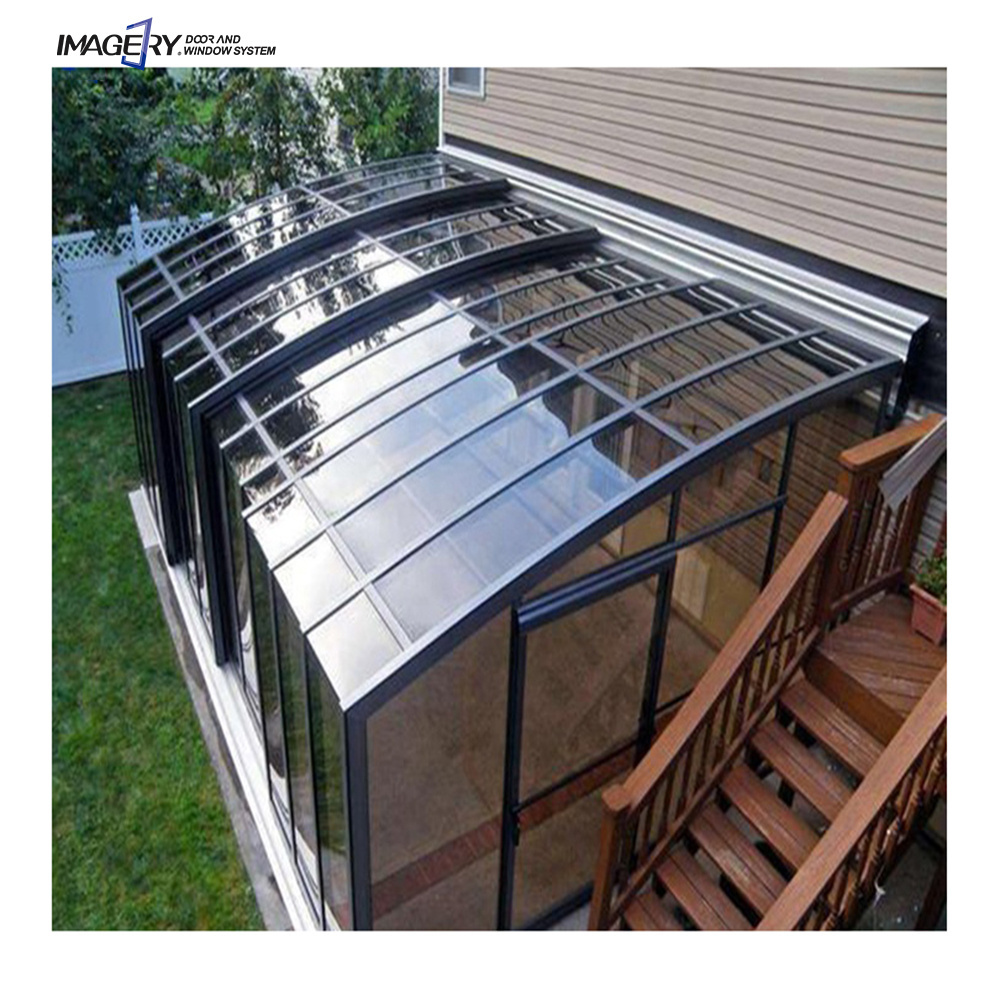 Aluminum sunroom glass houses prefab sun porch patio screen enclosure for home garden design