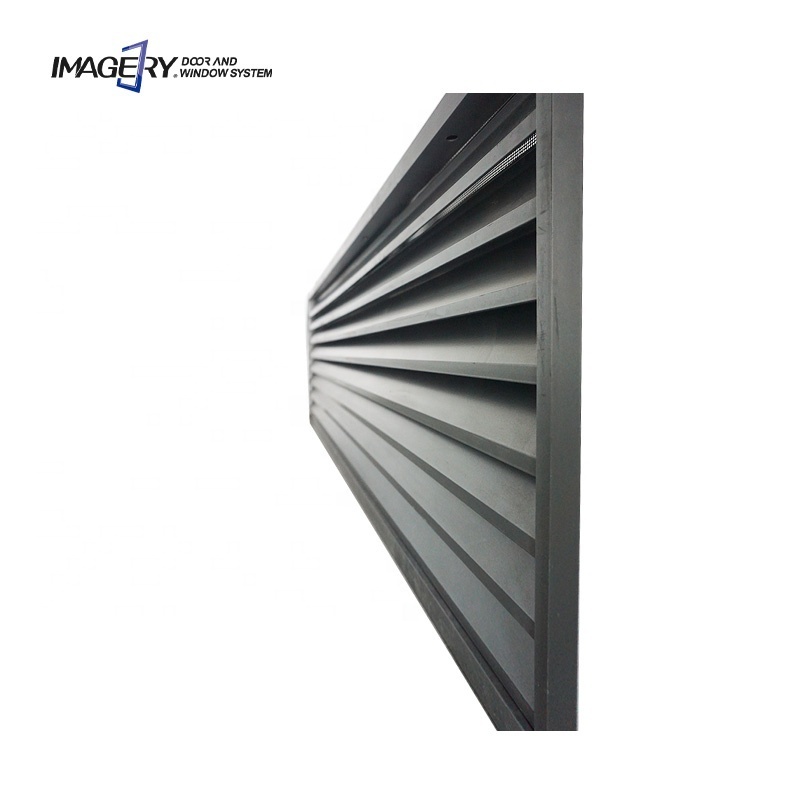 Aluminium Sun Louvers Architectural Window Louvers Panel Sunshade Wall And Door Louver For Building Facade