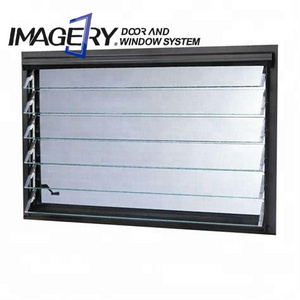 Exterior decorative one way vision horizontal  aluminum roller glass window shutters for kitchen cabinet