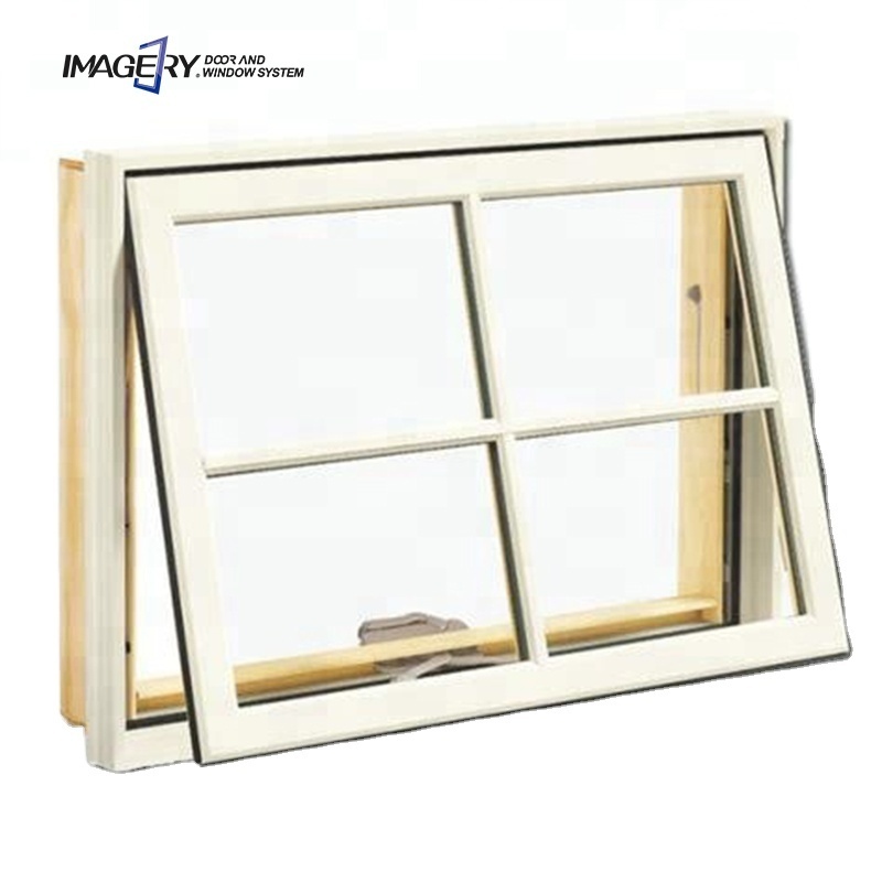 Hot sale modern design aluminium section window price per sqft alu windows awning windows