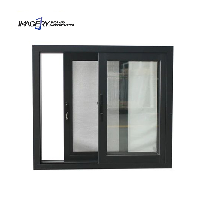 Aluminium windows and doors aluminium double glass sliding windows with mosquito net design for home