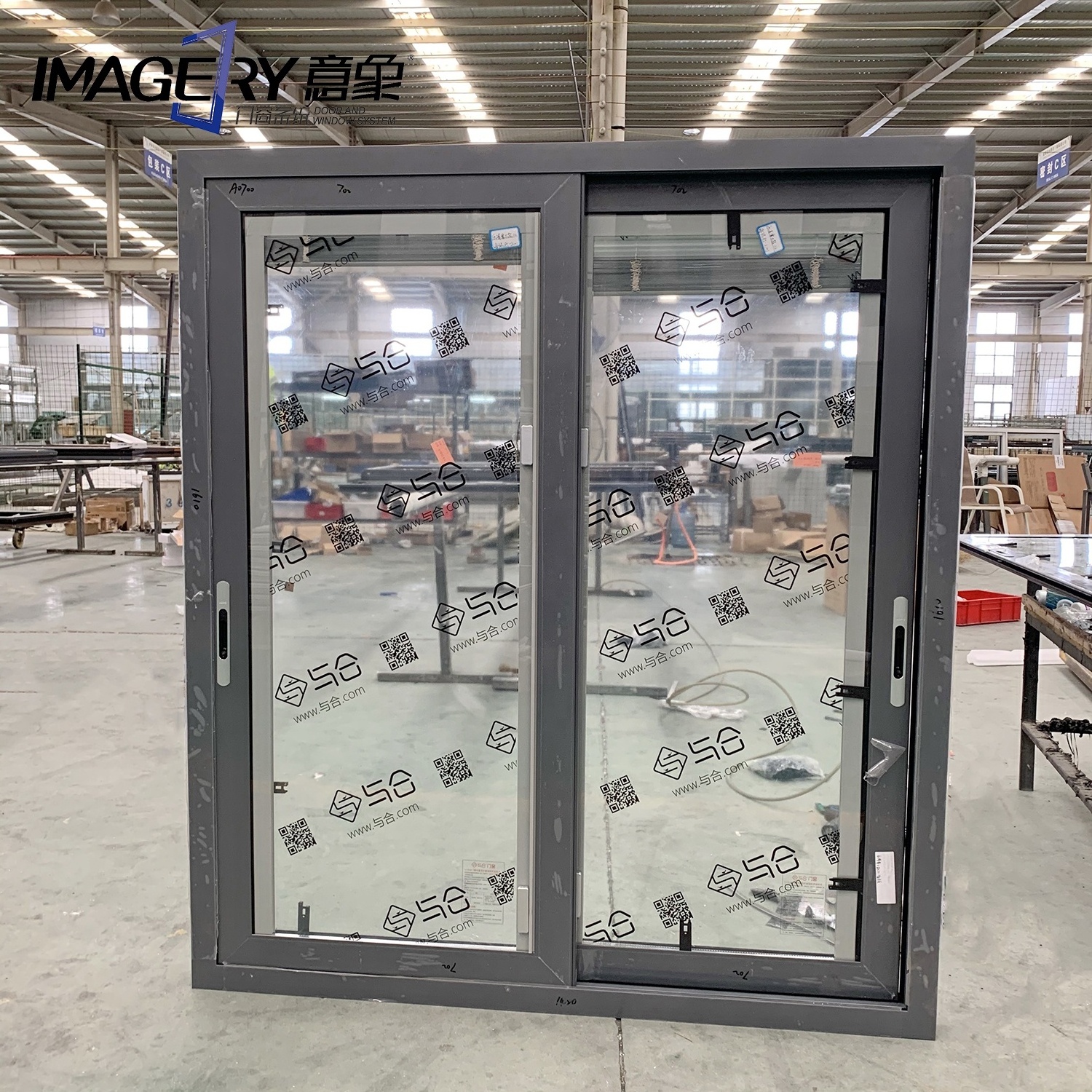 European design 2 track aluminum sliding window