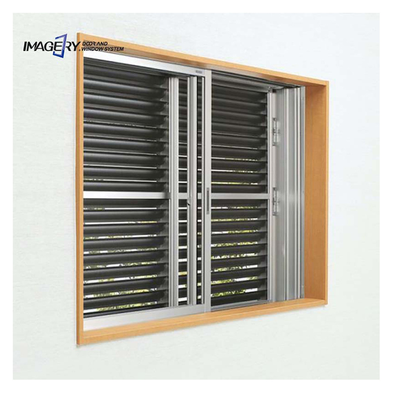 New design customized  indoor outdoor  aluminium window  wall shutters/louvers