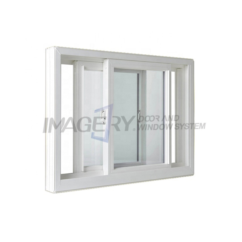 IMAGERY Hurricane Impact Double Glazed Pvc Profile Upvc  Doors Frame Glass aluminium Upvc Pvc Sliding doors