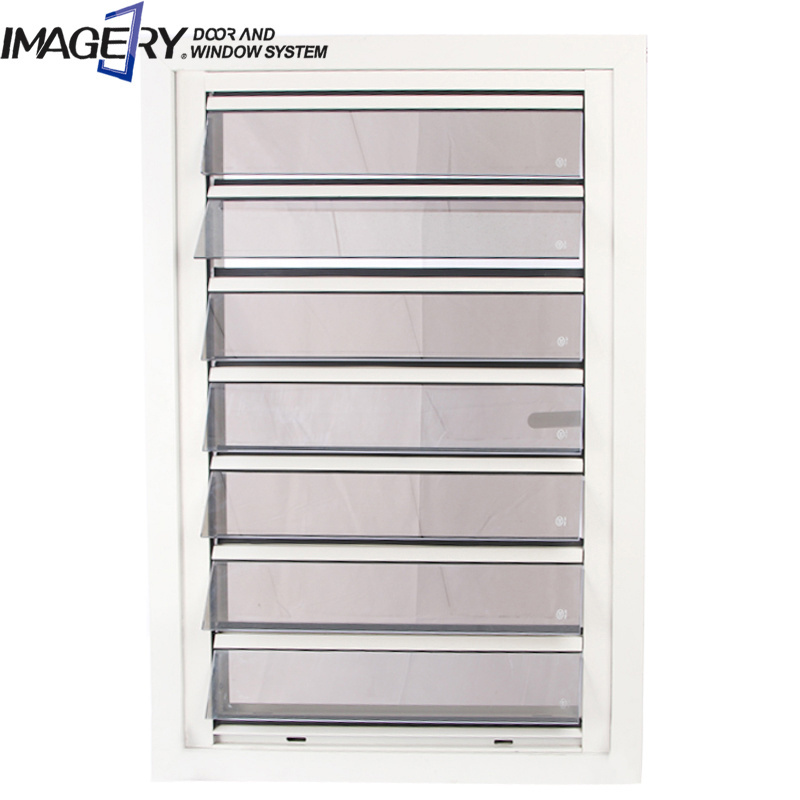 Exterior decorative one way vision horizontal  aluminum roller glass window shutters for kitchen cabinet