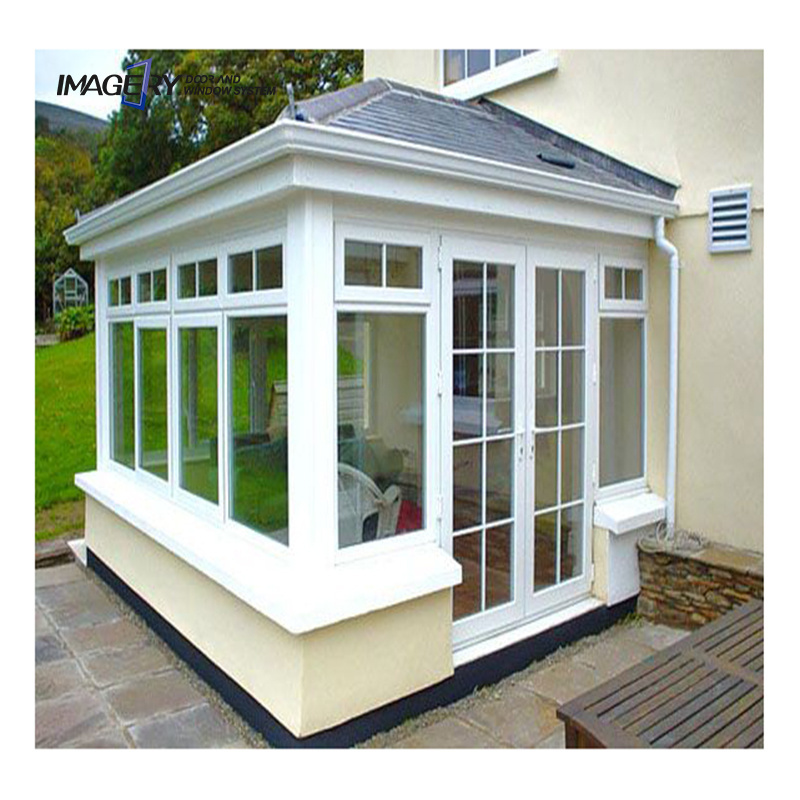 Exterior backyard stand alone patio enclosure retractable 4 season sunrooms & glass houses aluminium