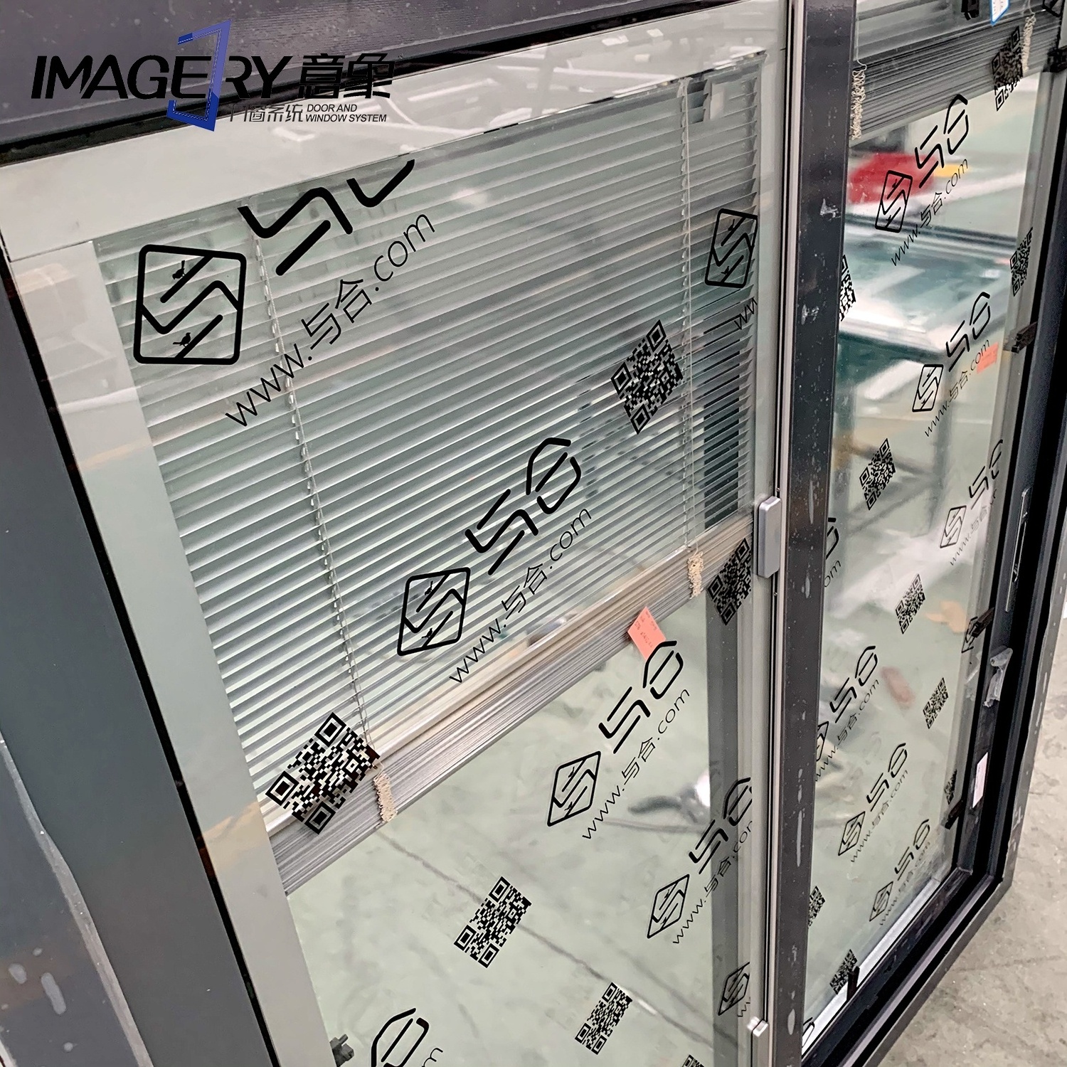 European design 2 track aluminum sliding window