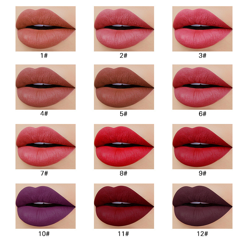 IMAGIC Waterproof Cruelty Free Natural Organic Vegan Rose Matte Longlasting Lipsticks Chinese Guangzhou Lipstick