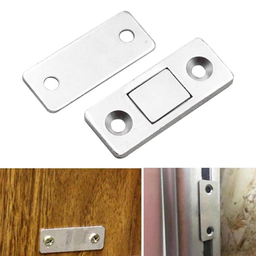 Magnetic Cabinet Door Holder Catch Stainless Steel Cabinet Door Magnets for Cupboard Closet Closures Cabinet Door Drawer Latch