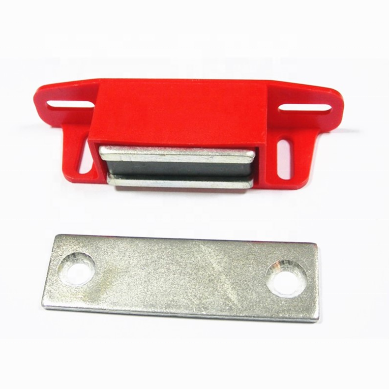 Heavy duty Magnetic Door Catch Steel Thin Magnet Latches Strong Cabinet Magnets Hardware for Sliding Doors