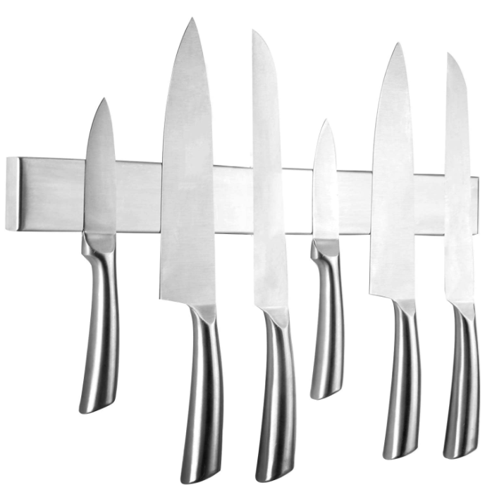 Magnetic Knife Holder for Wall 16inch Stainless Steel Strip Knife Magnet Rack Magnetic Knife Block