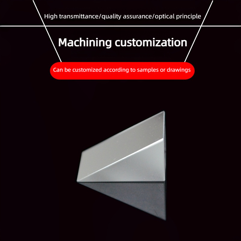 Right-angle reflection three prism 12.7*22*12.7mm 30 degrees oblique aluminum -plated two -dimensional angle instrument