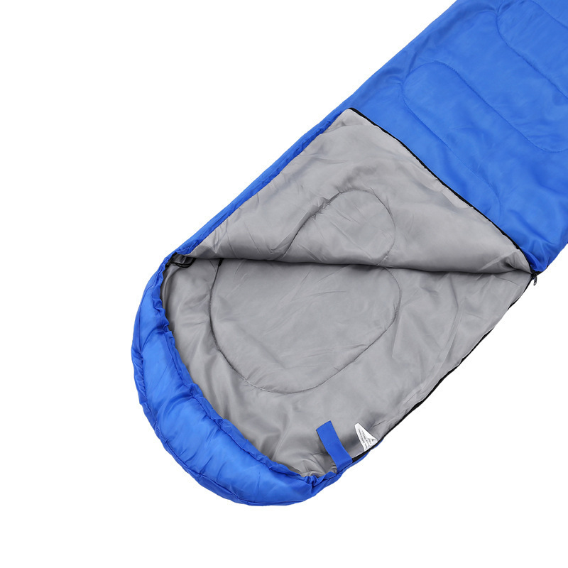 Thickening Outdoor Camping Sleeping Bag in Winter Orange Grey Blue Grey Coloured Sleeping Bag Driving Camping Sleeping Bag