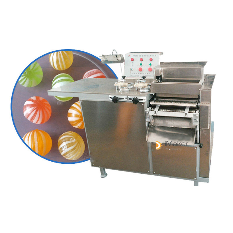 small sweet hard round candy ball making processing cutting machine cheap price