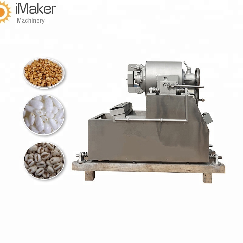 small scale corn rice puff making machine