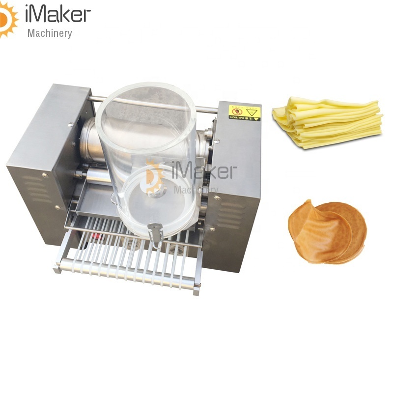 Automatic Egg Mexican Thin Cake Roll Bake Machine NEW  Durian Mille Crepe Cake Make Machine