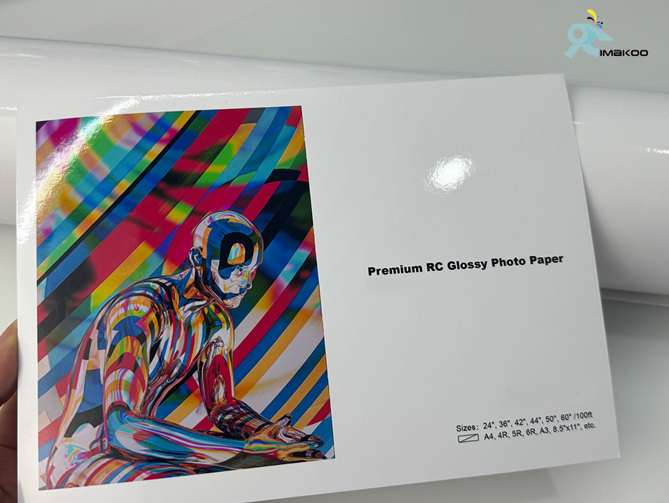 240gsm Inkjet RC Eco Solvent Glossy Waterproof Photo Paper