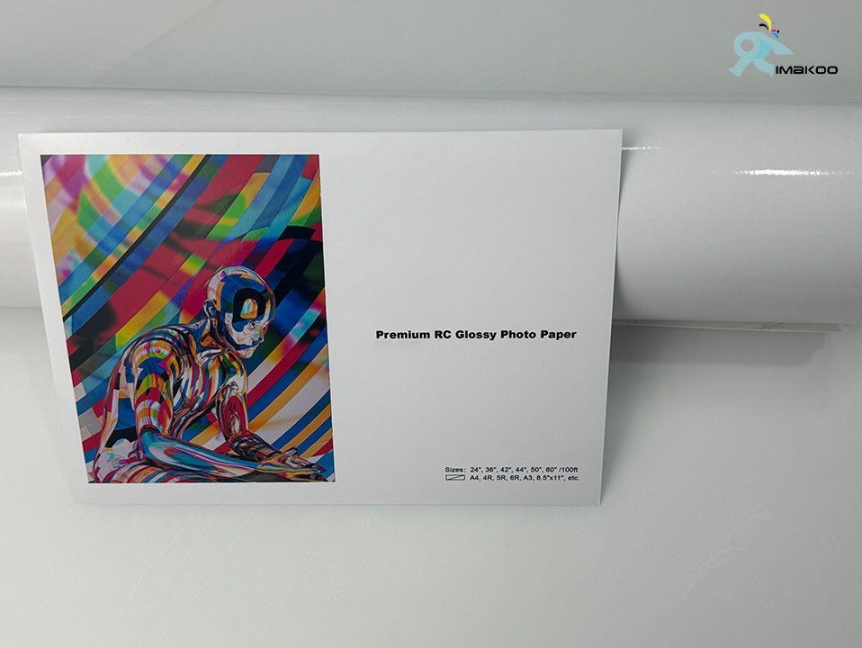 240gsm Inkjet RC Eco Solvent Glossy Waterproof Photo Paper