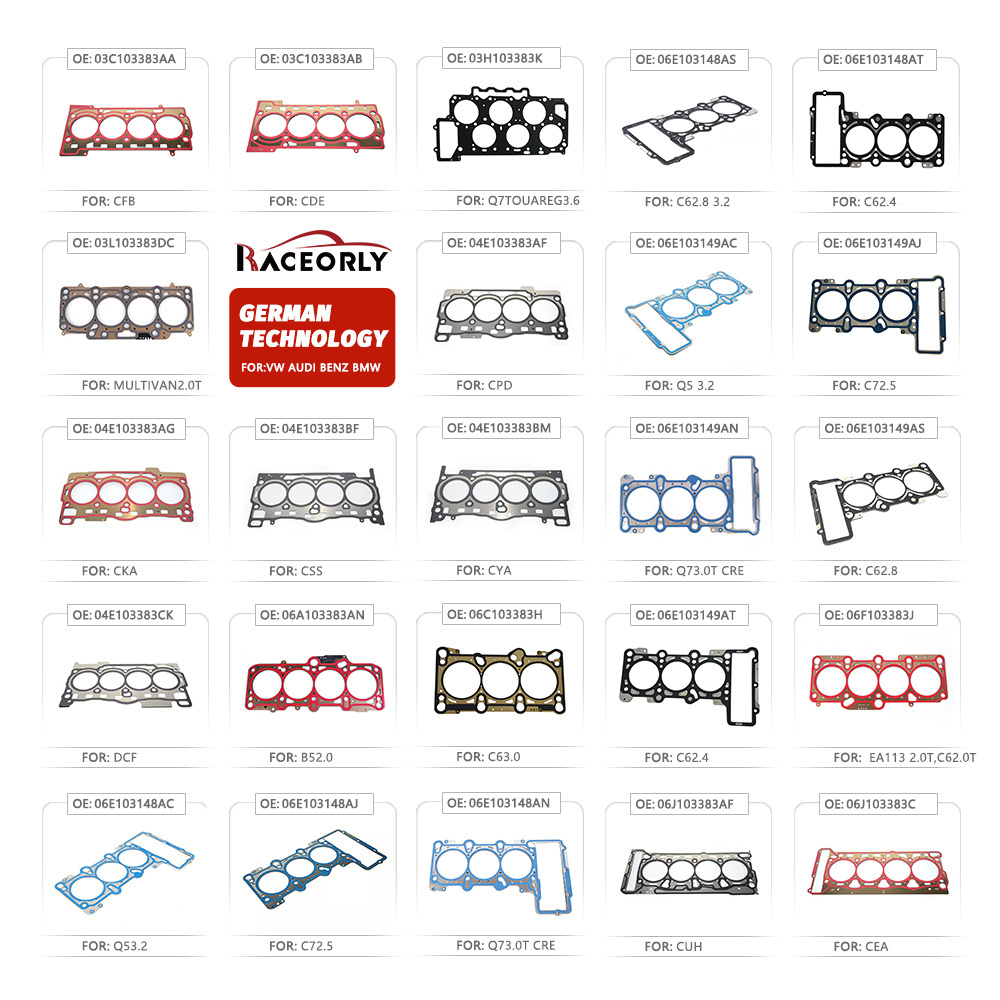 Engine Cylinder Head Gasket For VW Audi M282 A2820160400 Cylinder Head Gasket Set