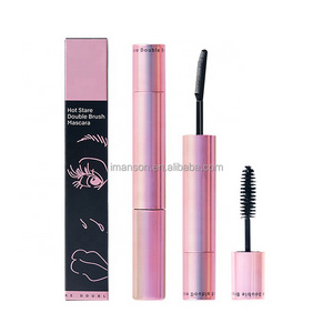 2 in 1 Eyes Makeup Dual Mascara Two Functions Color Dyeing Eyebrow Tinting Lashes Volumizing Liquid Double End Mascara