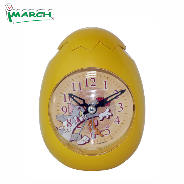 iMSH BB07101 Quartz analog clocks for kids table bedside desk alarm clock wecker despertador cute shape children alarm clock