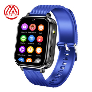 Maxtop Waterproof Touch Android Students Wrist Digital Children Telephone Smart Watch Phone 4G SIM GPS Kids Smart Watch